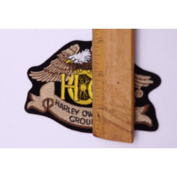 Harley Davidson Patch "Harley Owners Group" w. Eagle 5"x3" HOG Patch - Picture 2 of 3